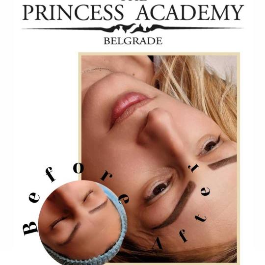 The Princess Academy #beograd Trajna šminka Puder obrve