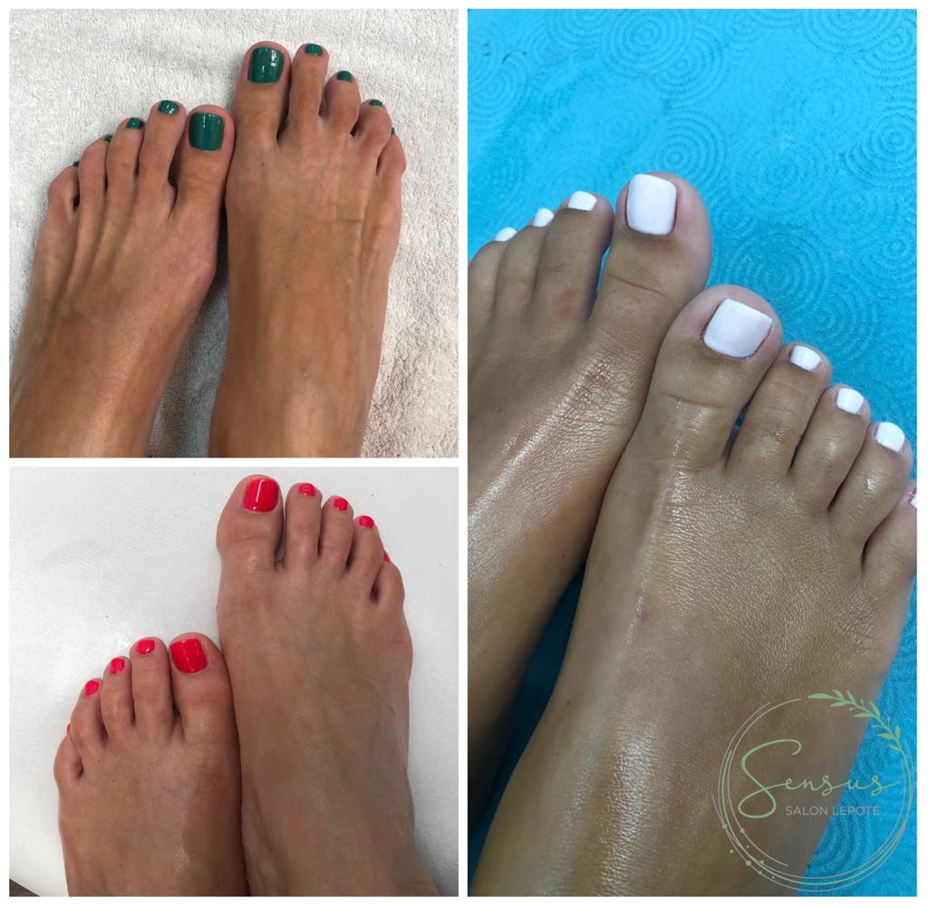 Sensus Zemun #beograd Estetski pedikir Estetski pedikir + gel lak