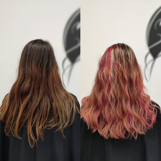 Infinity Hair #novisad Pramenovi Pramenovi Folija & Preliv - duga kosa (do lopatica)