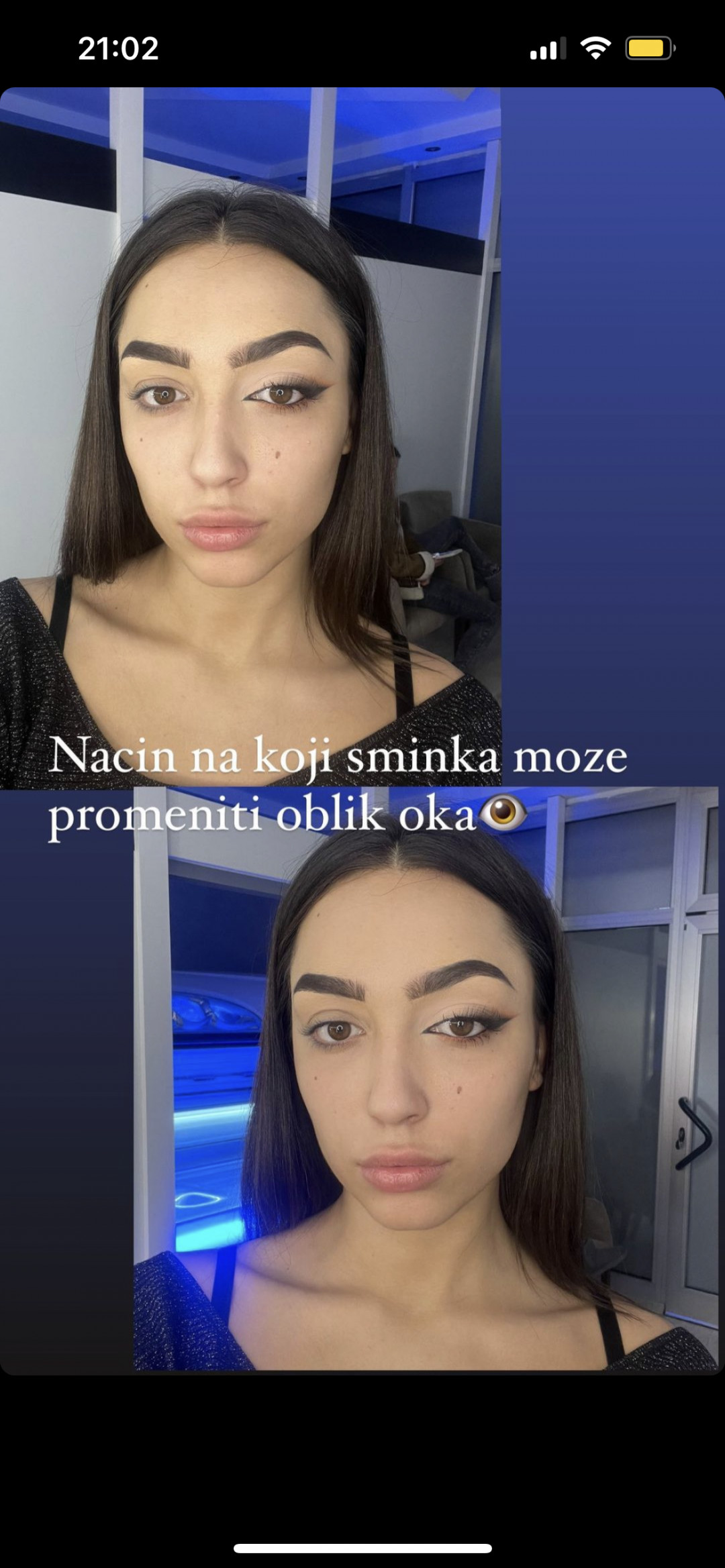 Kod Mačeta #beograd Make-up / šminkanje Profesionalno šminkanje + veštačke trepavice