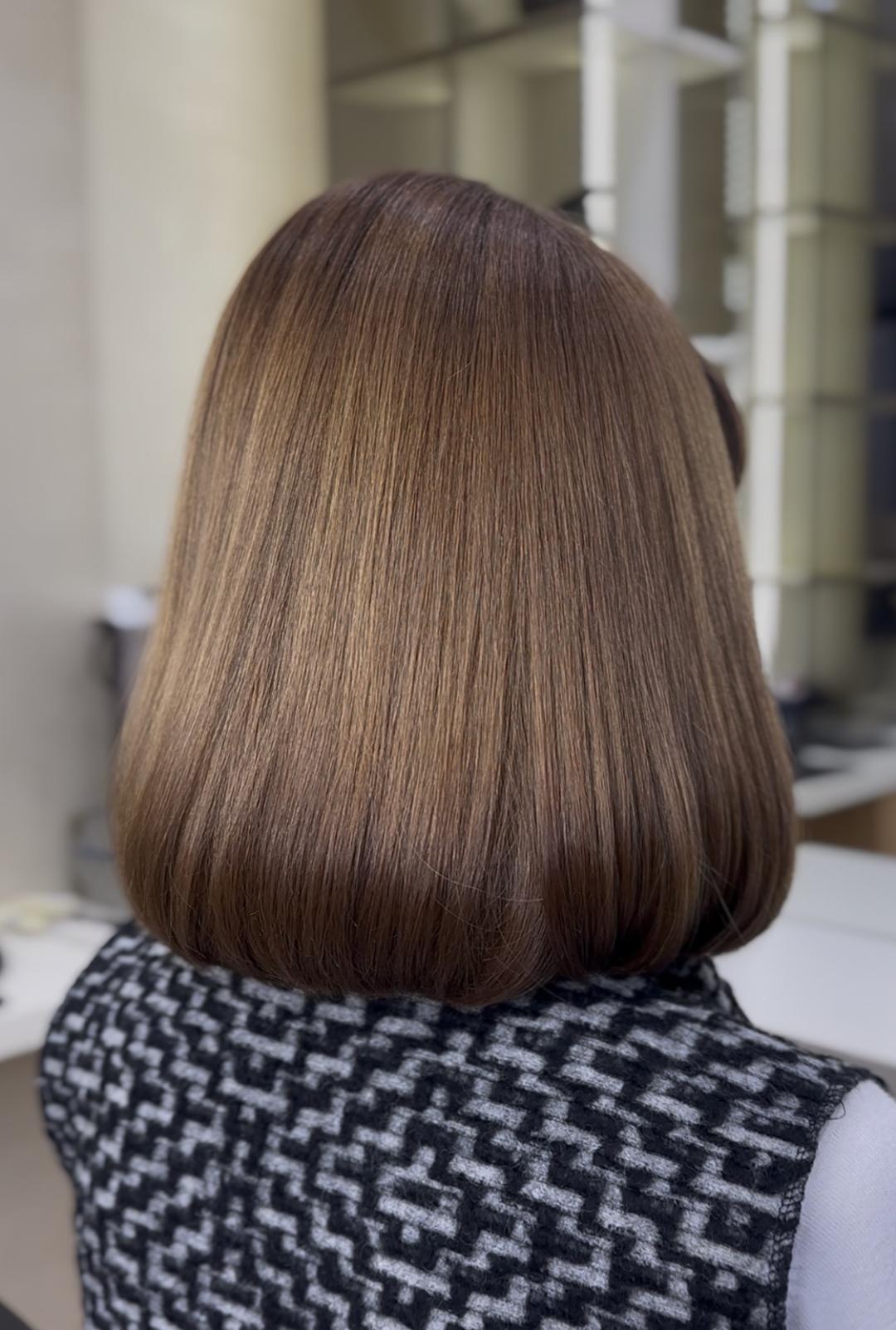 Diana Body & Hair Studio #beograd Feniranje i stilizovanje Feniranje na ravno - kosa srednje dužine