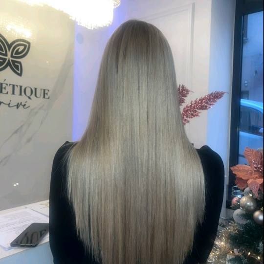 Esthetique Privé #beograd Keratinski tretmani GOLDWELL trajno ispravljanje kose - duga kosa