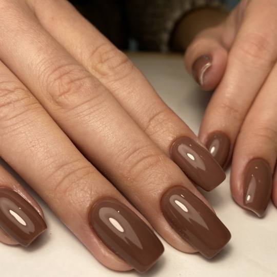 Kalax Studio Lepote #beograd Ojačavanje noktiju Ojačavanje prirodnih noktiju gelom + boja - L duž