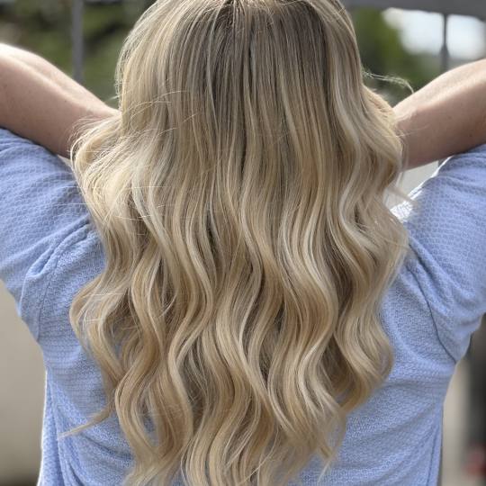 Hair studio mii #beograd Pramenovi Pramenovi na foliju - duga kosa
