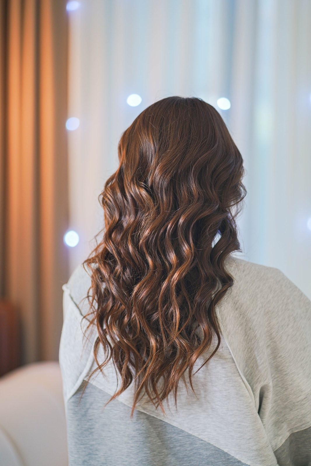 MN Beauty studio #beograd Feniranje i stilizovanje Talasi presom - duga kosa