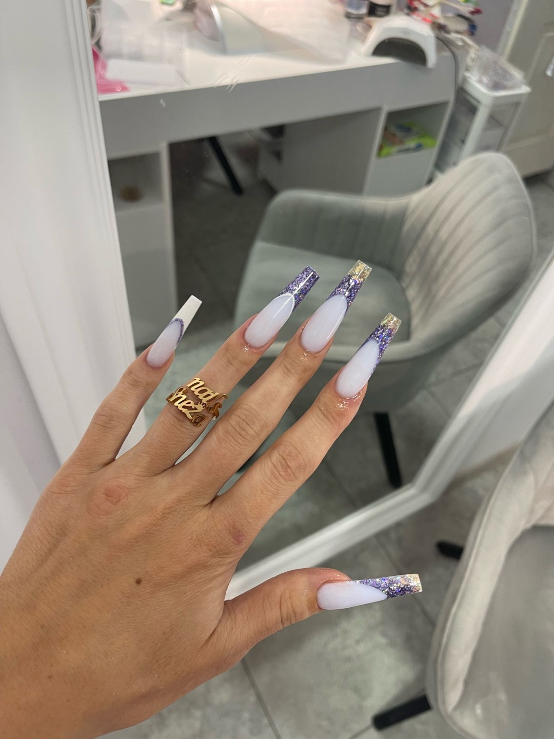 Sneža Nails #beograd Izlivanje noktiju Izlivanje noktiju gelom - XXL dužina
