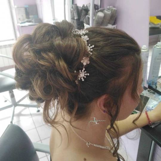 Jovana + #beograd Svečane i frizure za svadbu Frizura za mladu - ekstra duga kosa
