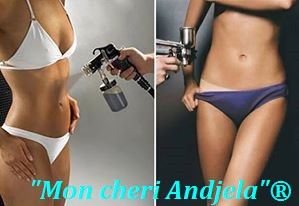 Mon cheri Anđela #beograd Air brush potamnjivanje kože