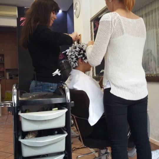 Paradiso N #beograd Uvijanje, lokne i talasi Afro lokne - duga kosa