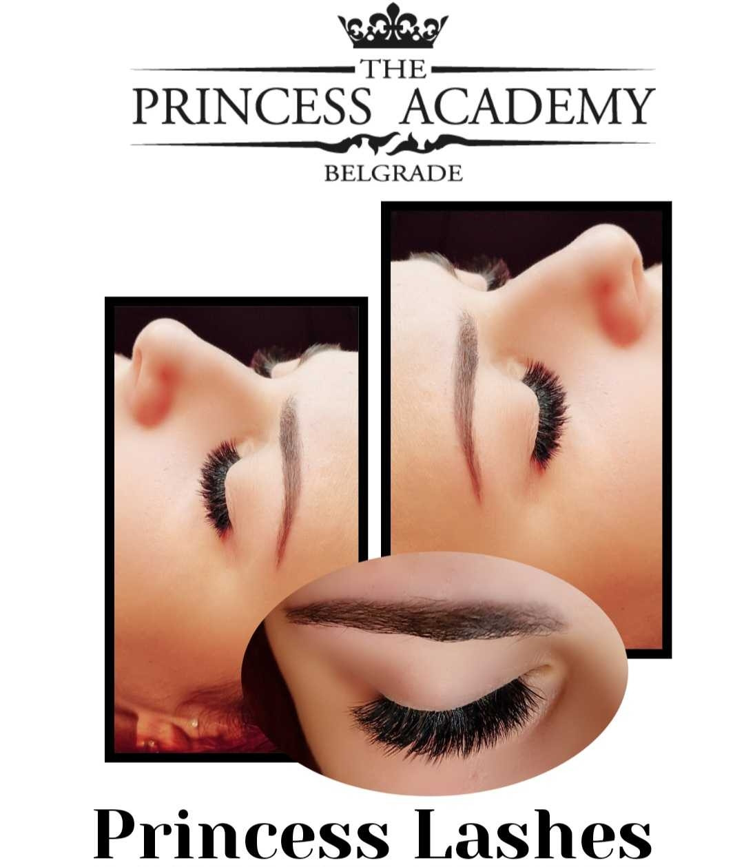 The Princess Academy #beograd Nadogradnja trepavica Nadogradnja svilenih trepavica - mix metoda