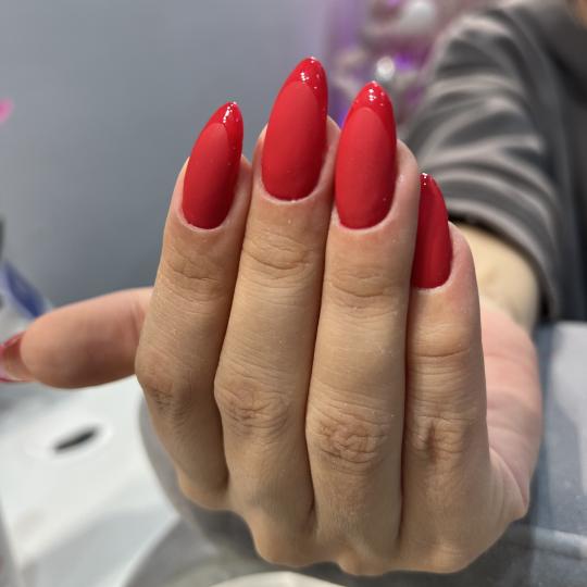 Just me #beograd Ojačavanje noktiju Ojačavanje noktiju gelom - L dužina