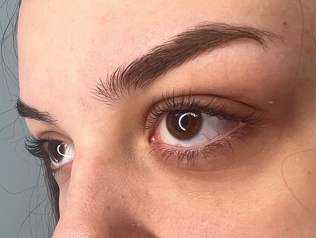 Kod Mačeta #beograd Trepavice Lash lift plus keratin plus farbanje ️