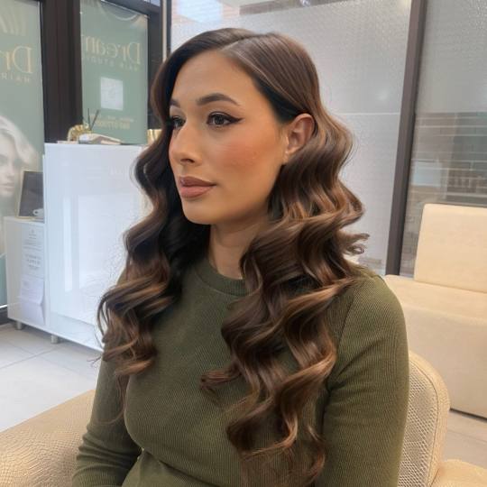 Dream Hair Studio #beograd Svečane i frizure za svadbu Hollywood talasi - ekstra duga kosa