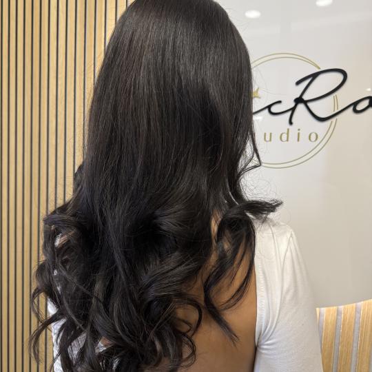 Studio Magic Room #beograd Feniranje i stilizovanje Feniranje na talase - duga kosa