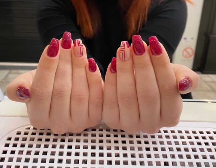 Nail art - jedan nokat - Alfaparf Nails, Beograd Ukrašavanje noktiju Nokti Ukrašavanje noktiju, Beograd, Karaburma, Višnjička banja