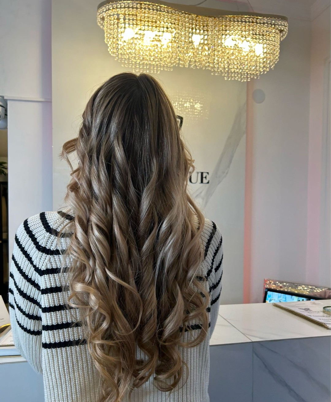 GOLDWELL Balayage + preliv + feniranje - duga kosa - Esthetique Privé, Beograd Ombre, sombre, balayage Frizerski saloni Ombre, sombre, balayage, Beograd, Centar, Stari grad, Dorćol