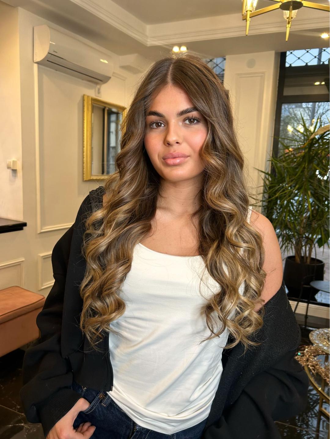 Balayage + Preliv +Feniranje + Šišanje +Black Caviar tretman - Esthetique Privé, Beograd Ombre, sombre, balayage Frizerski saloni Ombre, sombre, balayage, Beograd, Centar, Stari grad, Dorćol