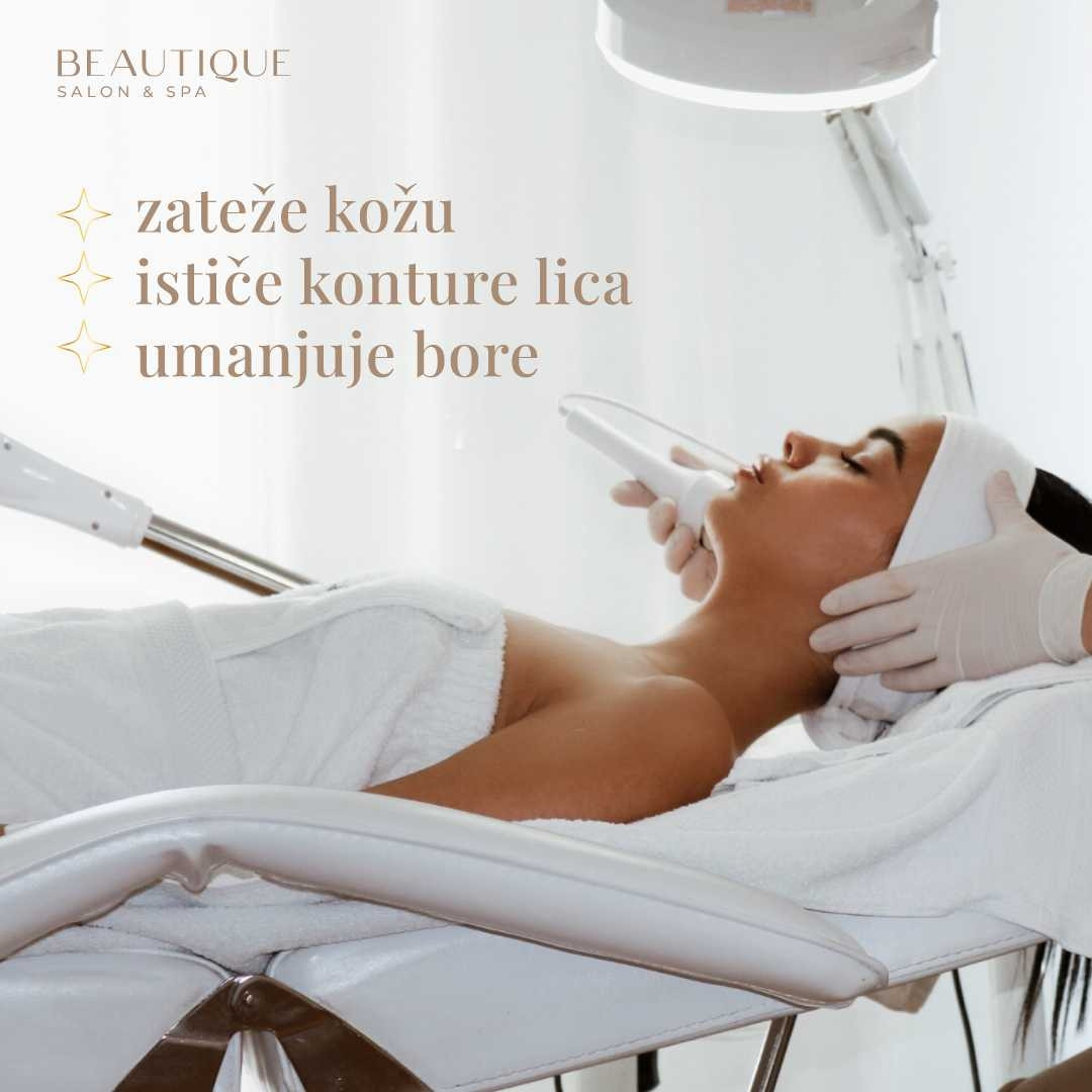 Beautique spa #beograd Tretman lica Radiotalasni lifting lica (4+1 gratis)