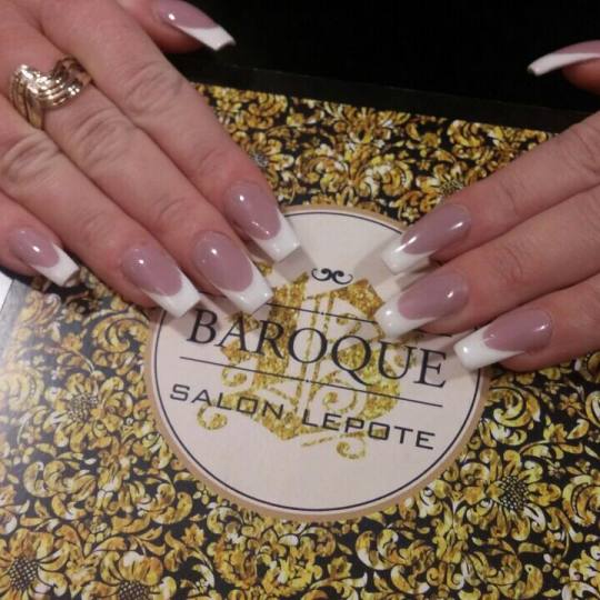 Baroque #beograd Nadogradnja noktiju Nadogradnja noktiju tipsama - srednji nokti ???#gellak#pletenic