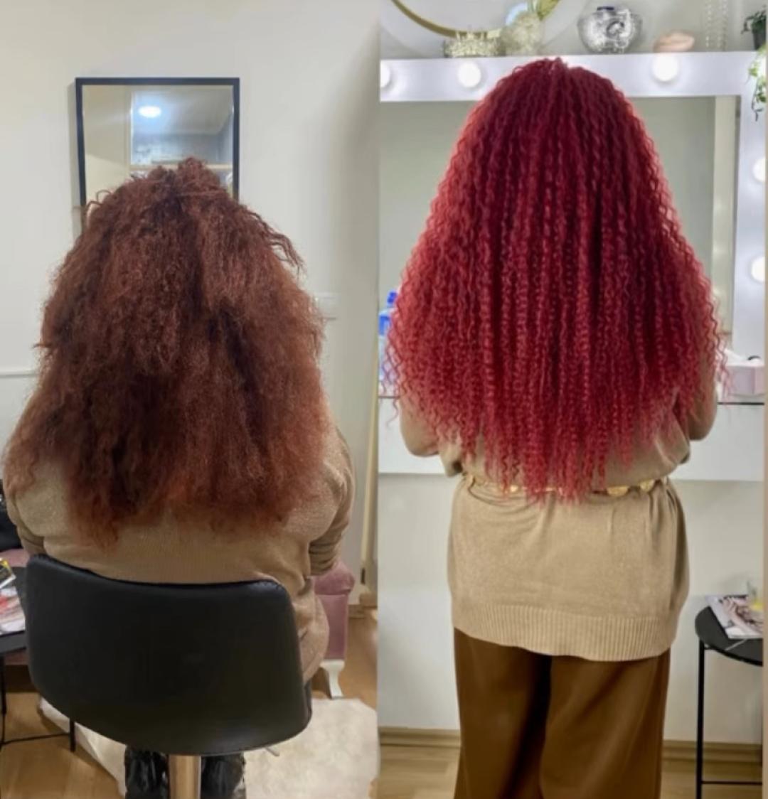 M.ivk #beograd Make-up / šminkanje Nadogradnja kose - afro lokne