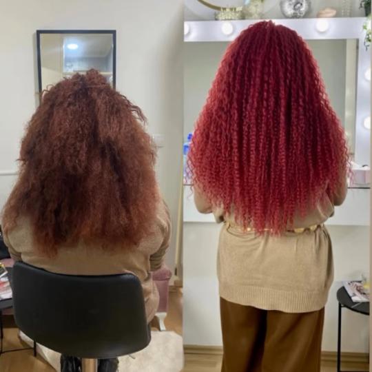 M.ivk #beograd Make-up / šminkanje Nadogradnja kose - afro lokne