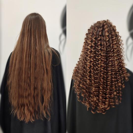 Infinity Hair #novisad Uvijanje, lokne i talasi Afro lokne - extra duga kosa (preko lopatica)