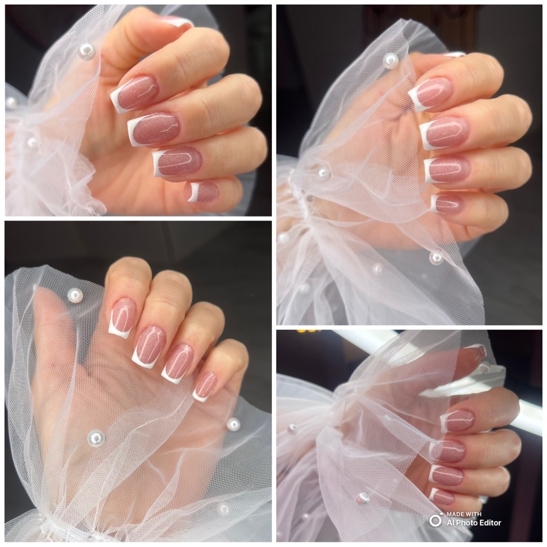 Xenija Beauty Room #beograd Korekcija noktiju Ojacavanje noktiju gelom i korekcija L dužina
