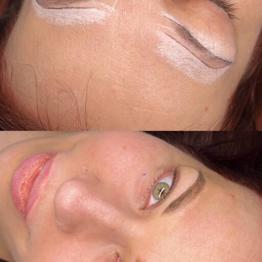Alexandria Brow&Beauty lounge #beograd Make-up / šminkanje Ombre eyebrows - trajna šminka obrva