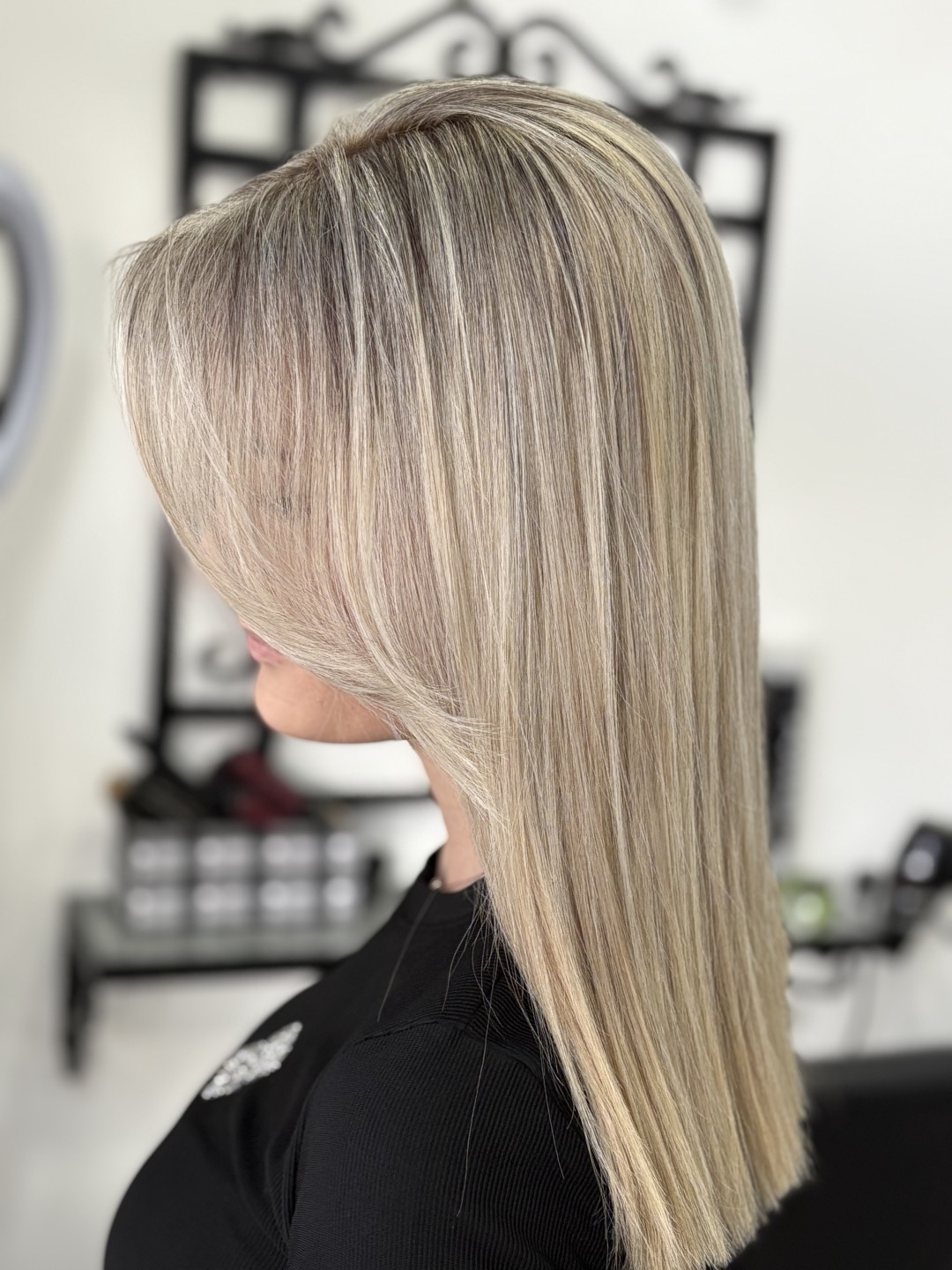 Hair studio mii #beograd Pramenovi Pramenovi na foliju - kosa srednje dužine