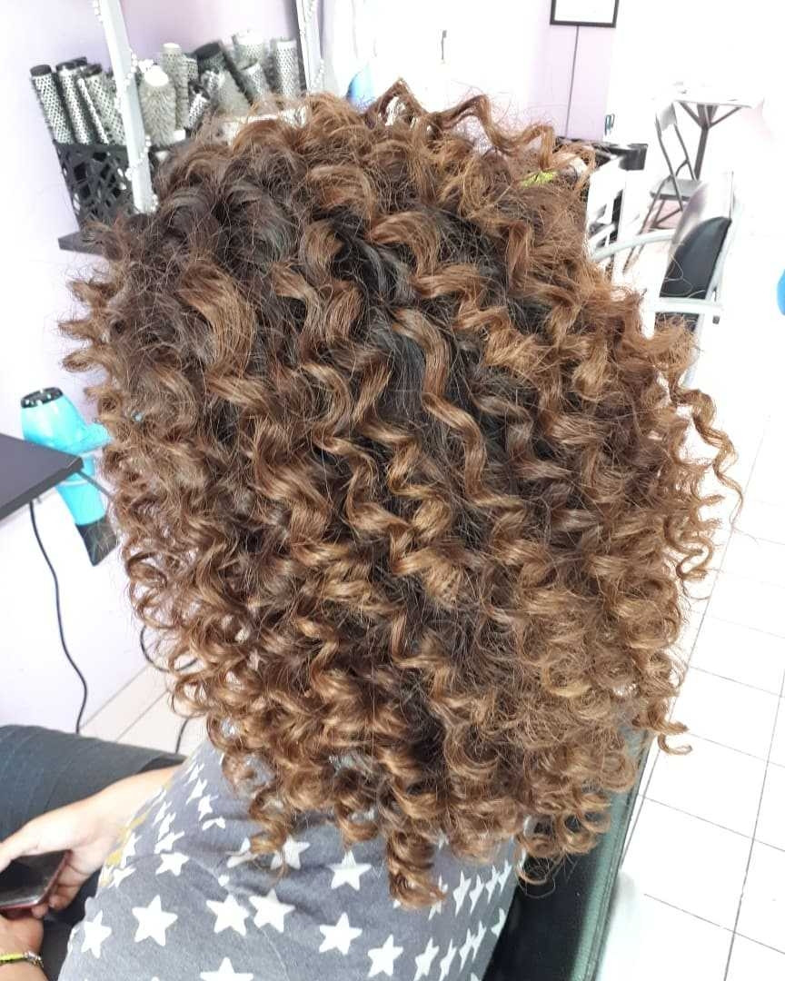Jovana + #beograd Uvijanje, lokne i talasi Afro lokne - duga kosa
