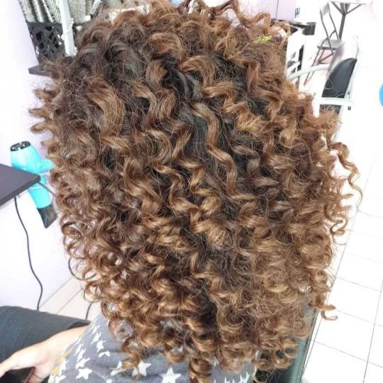 Jovana + #beograd Uvijanje, lokne i talasi Afro lokne - duga kosa