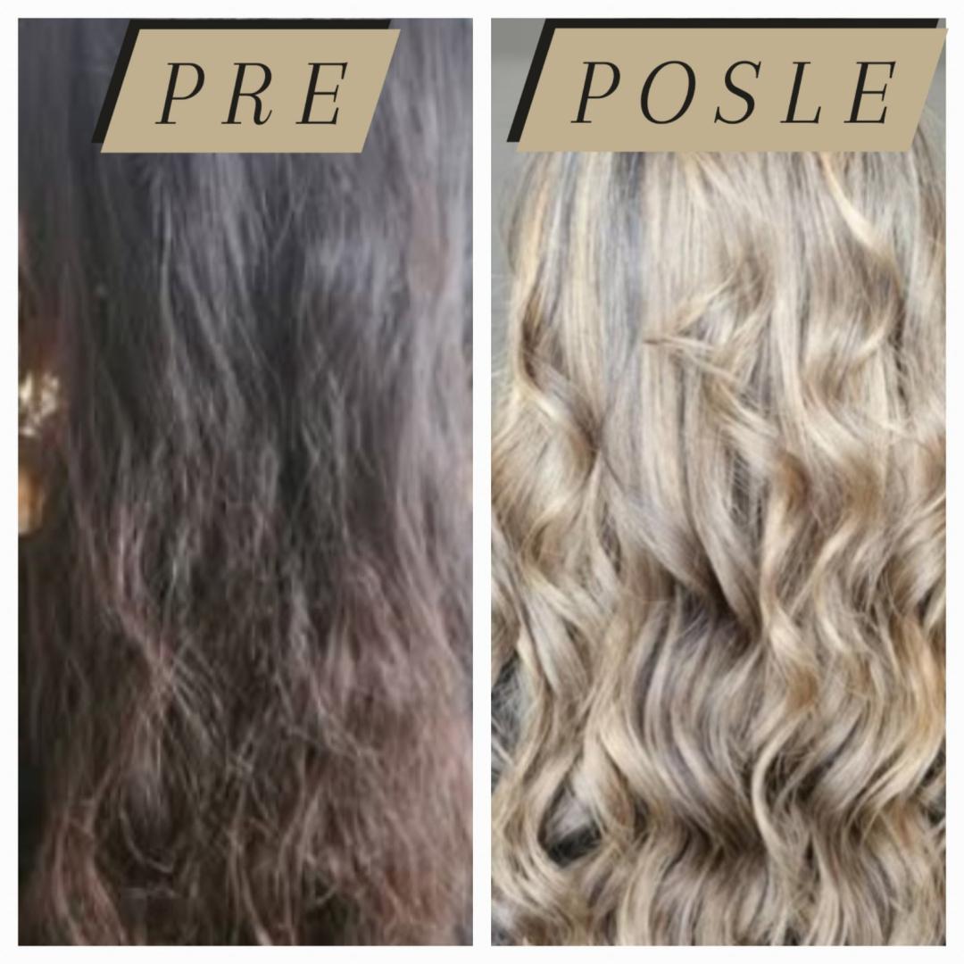 Astradas 2 #beograd Pramenovi Pramenovi na foliju u 2 boje - duga kosa