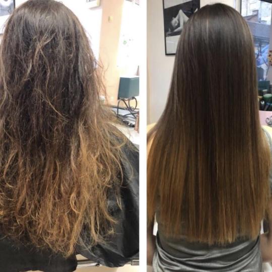 Allure Beauty Studio #beograd Keratinski tretmani CADIVEU Keratinsko ispravljanje kose - duga kosa