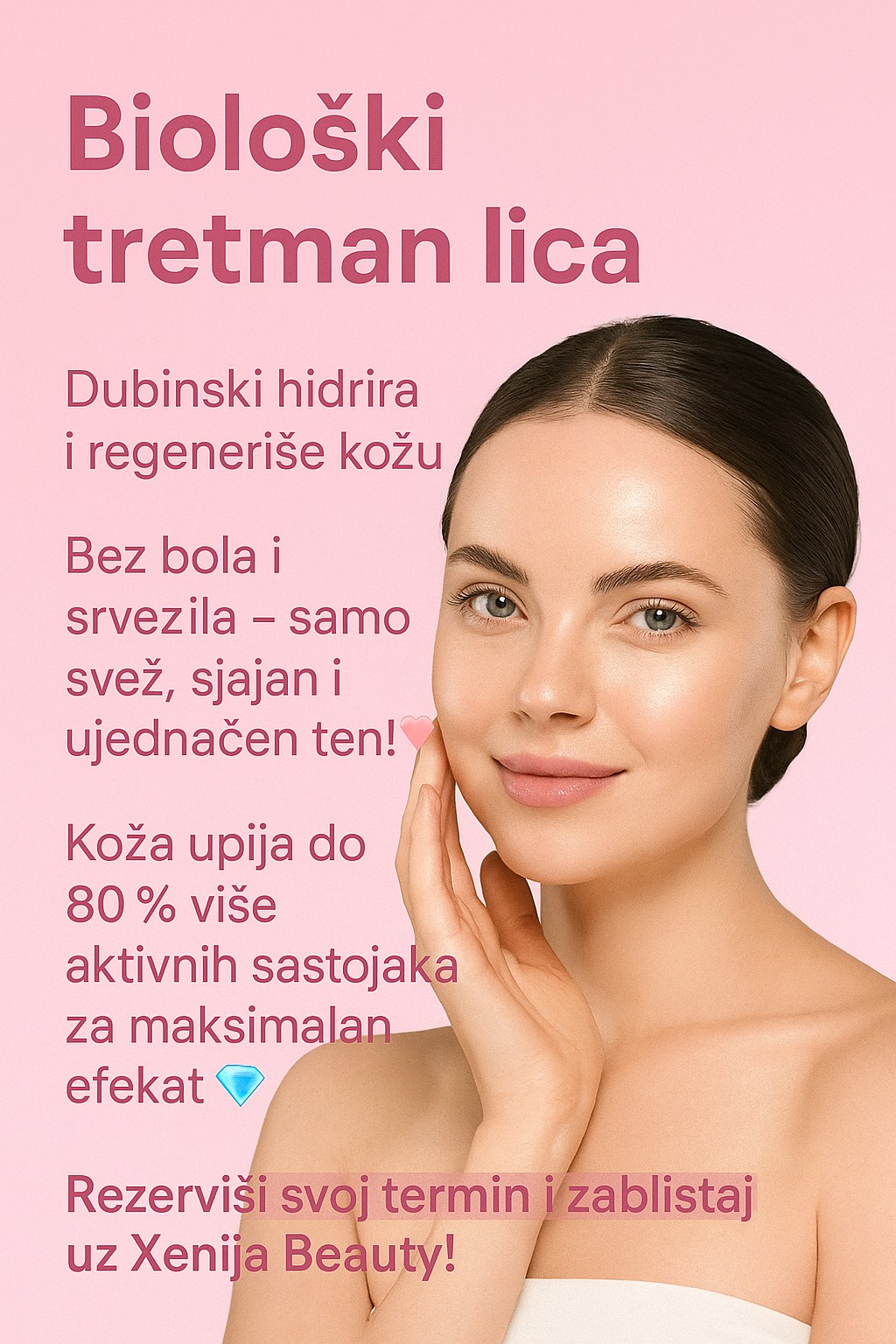 Xenija Beauty Room #beograd Tretman lica Biološki tretman lica,unosenje seruma spatulom