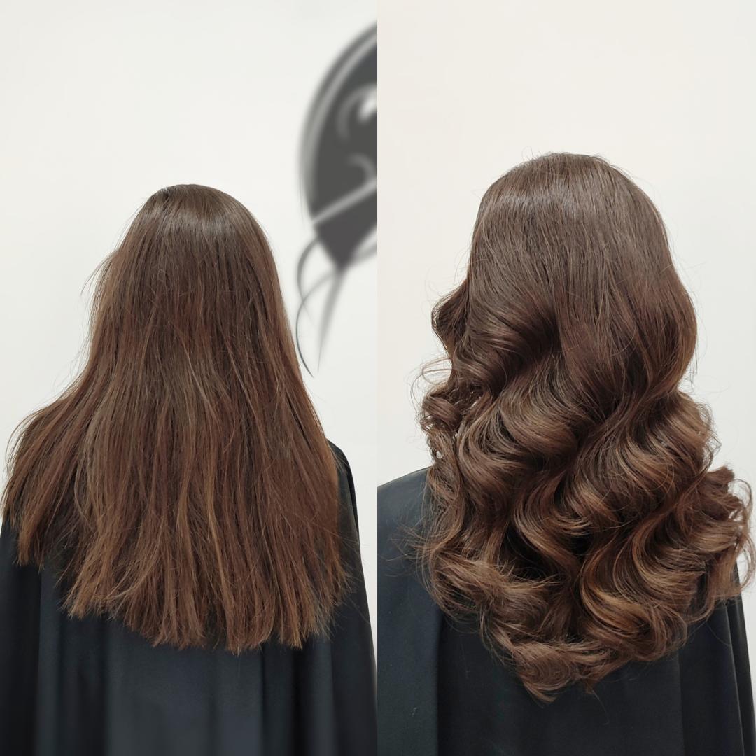 Holivudski talasi (bez pranja) - duga/extra duga kosa - Infinity Hair, Novi Sad Feniranje i stilizovanje Frizerski saloni Feniranje i stilizovanje, Novi Sad, Grbavica, Liman, Adamićevo naselje