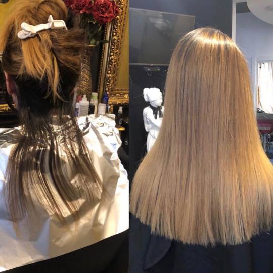 Baroque #beograd Ombre, sombre, balayage Balayage + preliv + feniranje - duga kosa