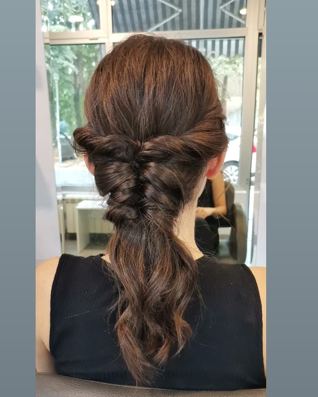 Hair Studio Alex #beograd Svečane i frizure za svadbu Svečana frizura - jednostavna
