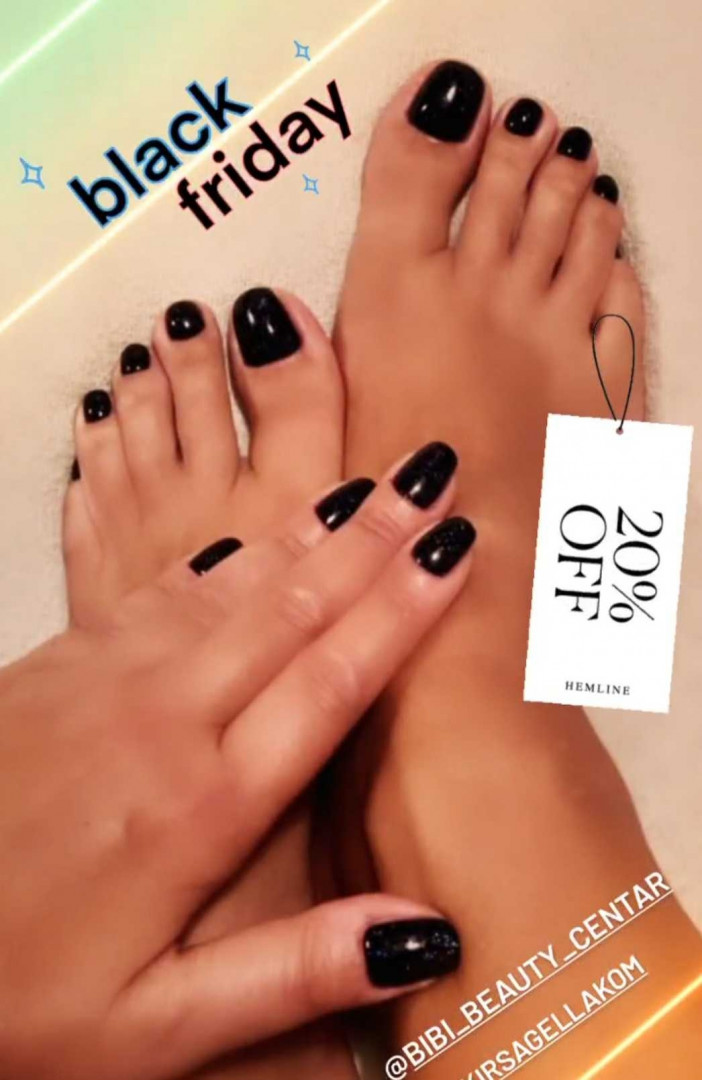 Estetski pedikir + gel lak - Bibi beauty centar, Beograd Estetski pedikir Nokti Estetski pedikir, Beograd, Banovo brdo
