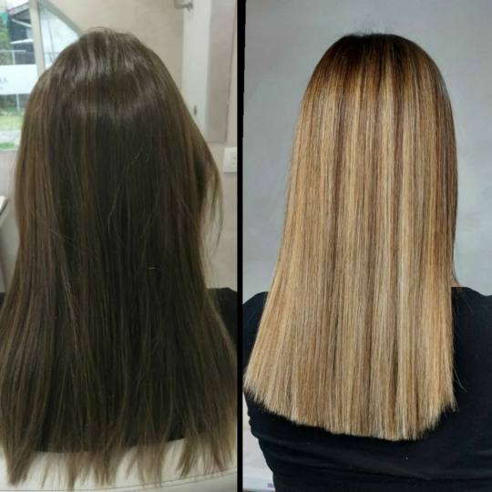 La Reina #beograd Pramenovi Balayage - kosa srednje dužine