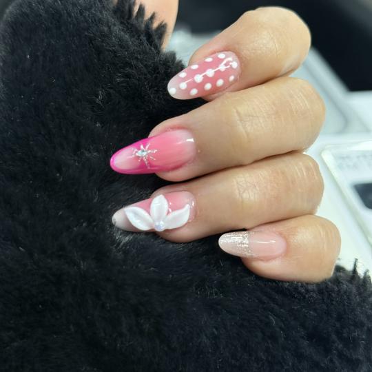 Saigon Beauty #novisad Izlivanje noktiju Izlivanje noktiju gelom - M dužina