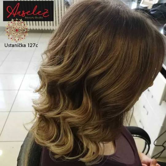 Arselez Studio #beograd Ombre, sombre, balayage nijansiranje Kolorizacija za sve dužine kose - pram