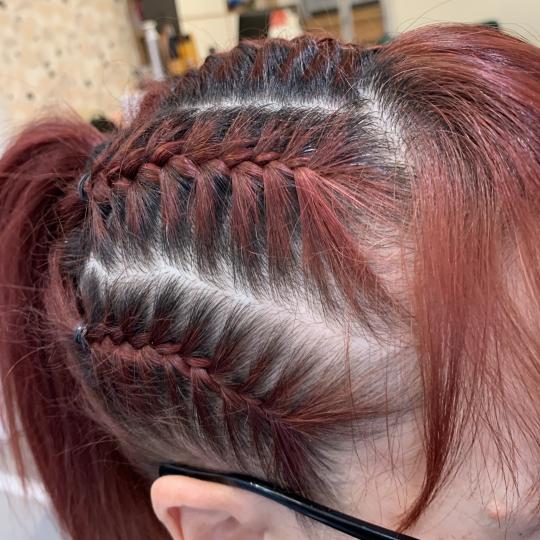 Beauty Industry Women1 #beograd Pletenice, kike, punđe Pletenica sitna - jedna