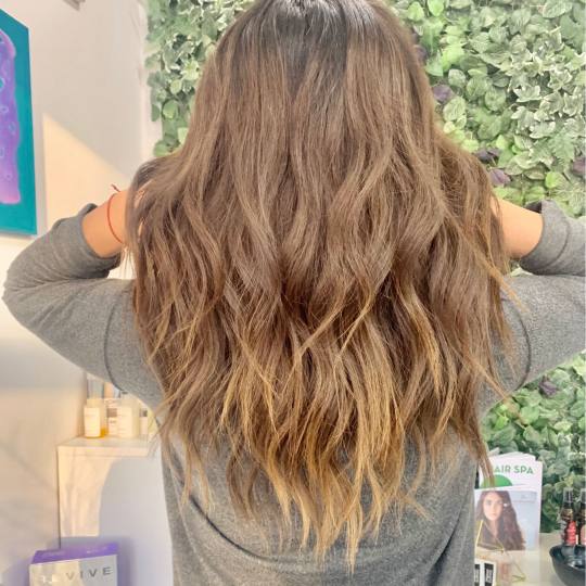 SALON 26 - Dorćol #beograd Pramenovi Pramenovi Pramenovi na foliju - kosa srednje dužine