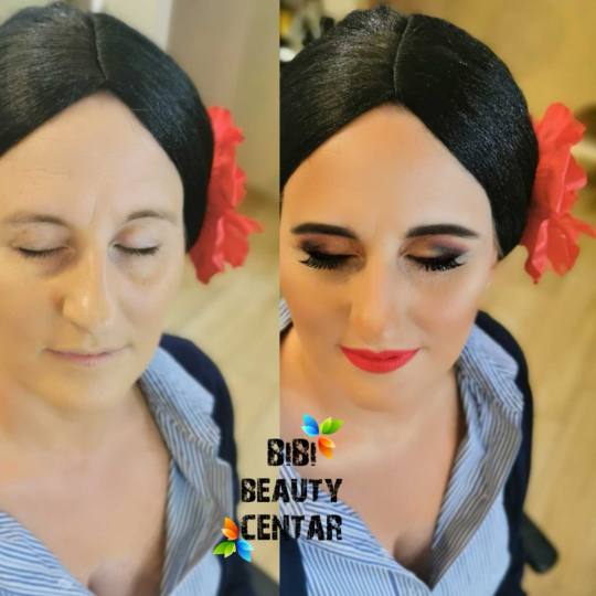 Bibi beauty centar #beograd Make-up / šminkanje Profesionalno šminkanje + veštačke trepavice mak