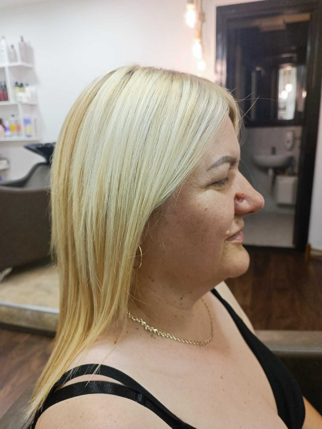 Studio lepote Krin #beograd Keratinski tretmani Keratinsko ispravljanje kose - kratka / kosa srednje dužine