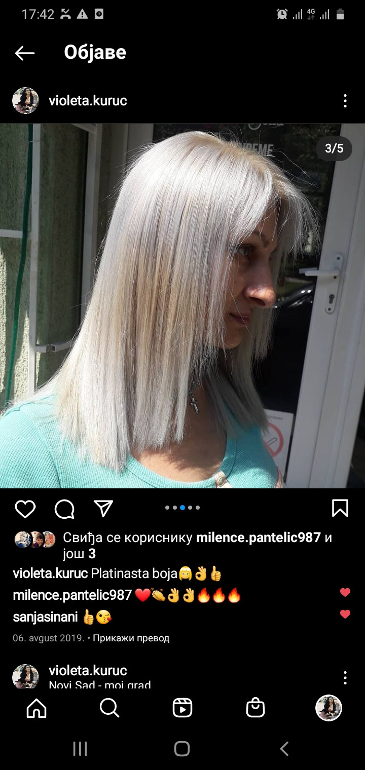 Dodir Lepote #novisad Farbanje kose Farbanje cele dužine - duga kosa