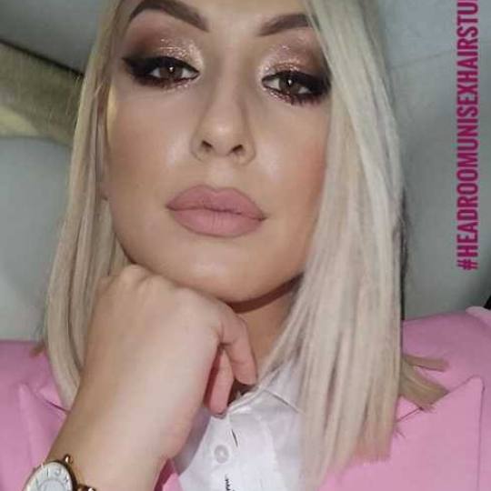 Headroom #beograd Make-up / šminkanje Večernja šminka + veštačke trepavice