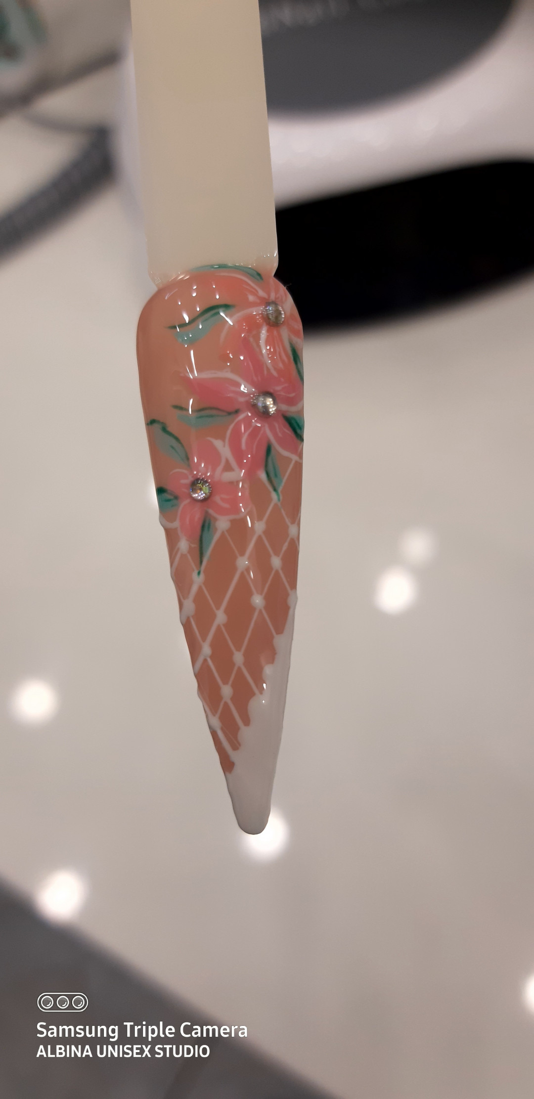Albina Unisex Studio Lepote #temerin Ukrašavanje noktiju Nail art - 1 nokat