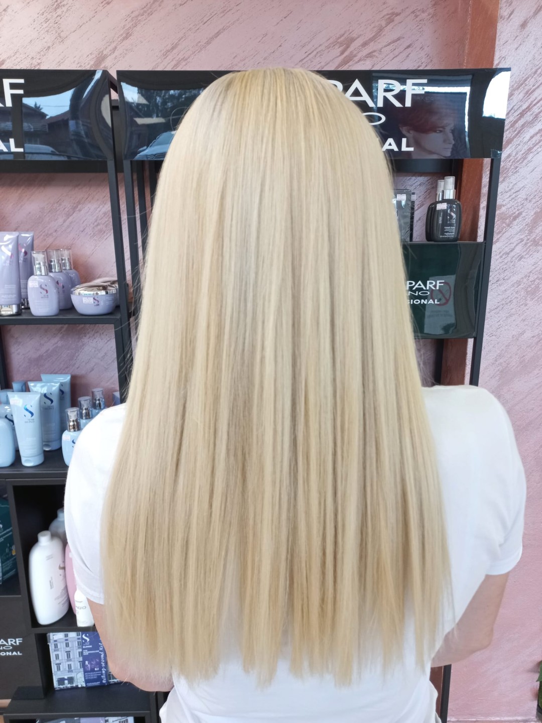 Sobhani Hair Studio #beograd Blajhanje kose Blajhanje cele dužine - duga kosa