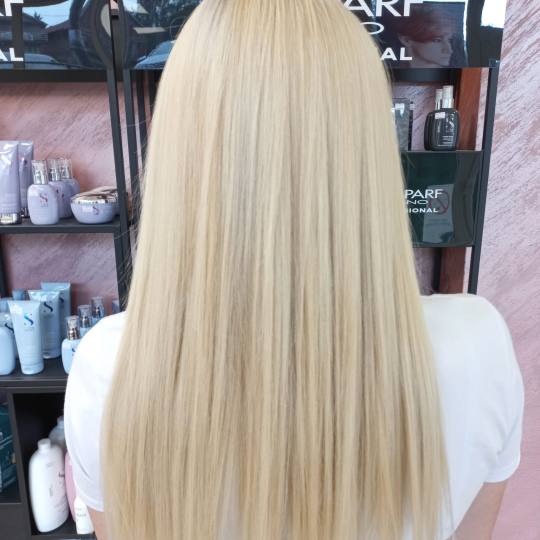 Sobhani Hair Studio #beograd Blajhanje kose Blajhanje cele dužine - duga kosa